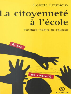 cover image of La citoyenneté à l'école
